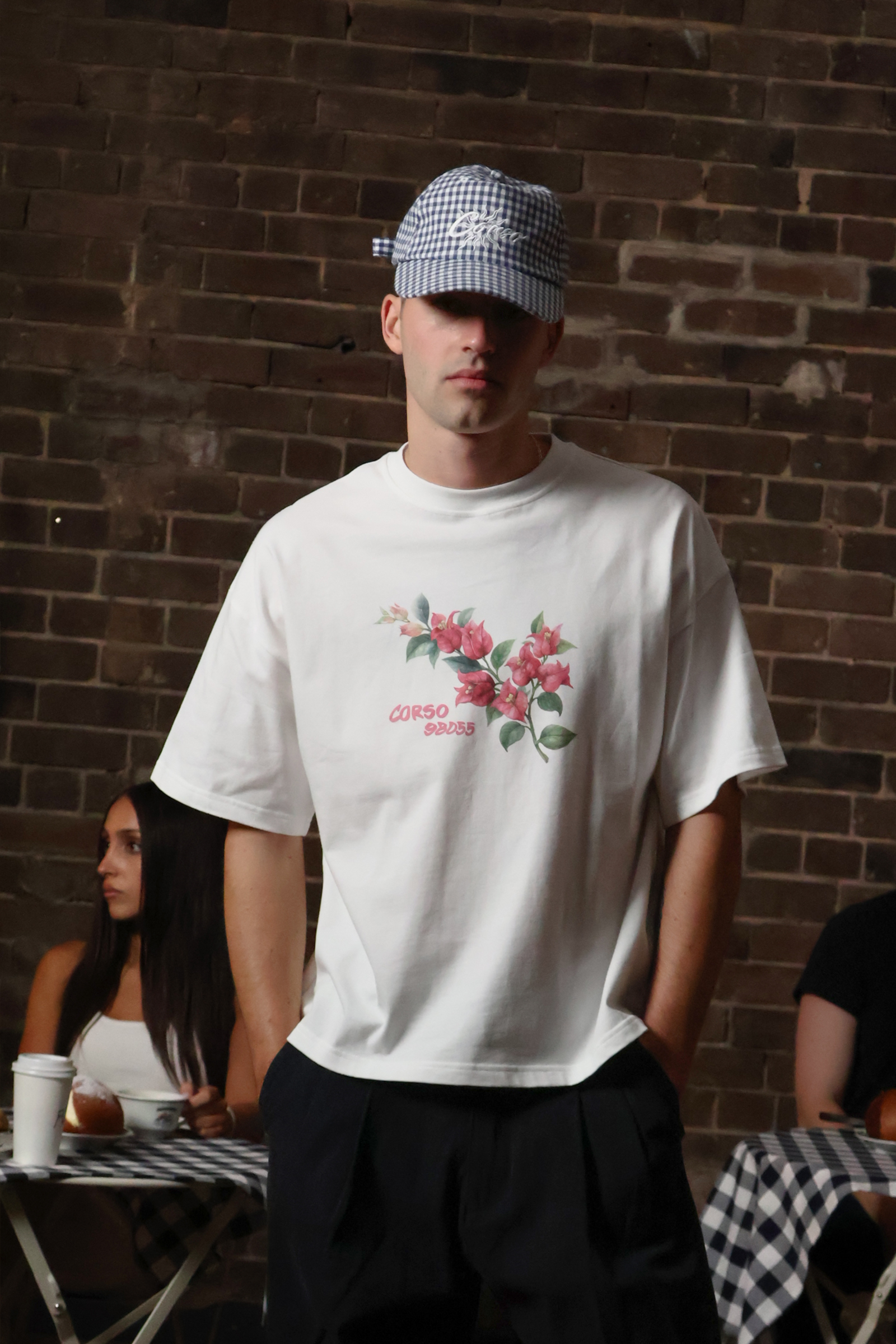 Gingham Tavolo 5-Panel Hat - CORSO 98055