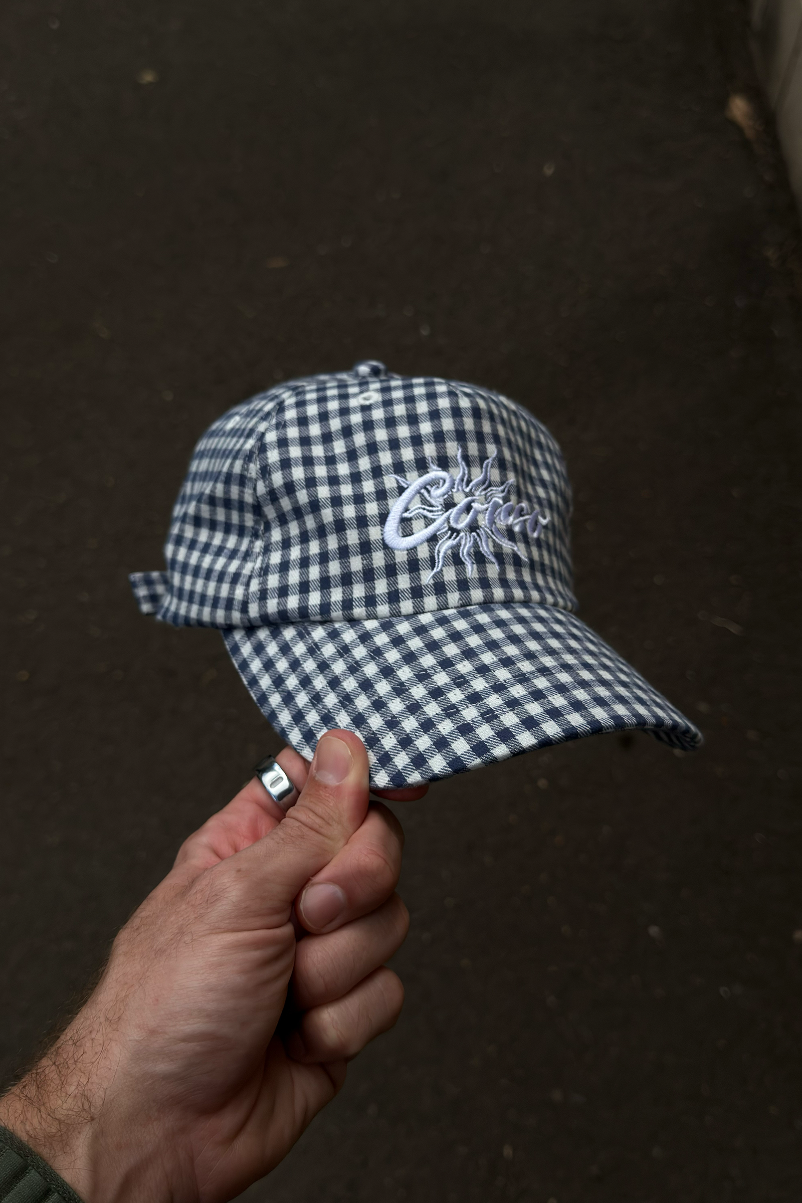 Gingham Tavolo 5-Panel Hat - CORSO 98055