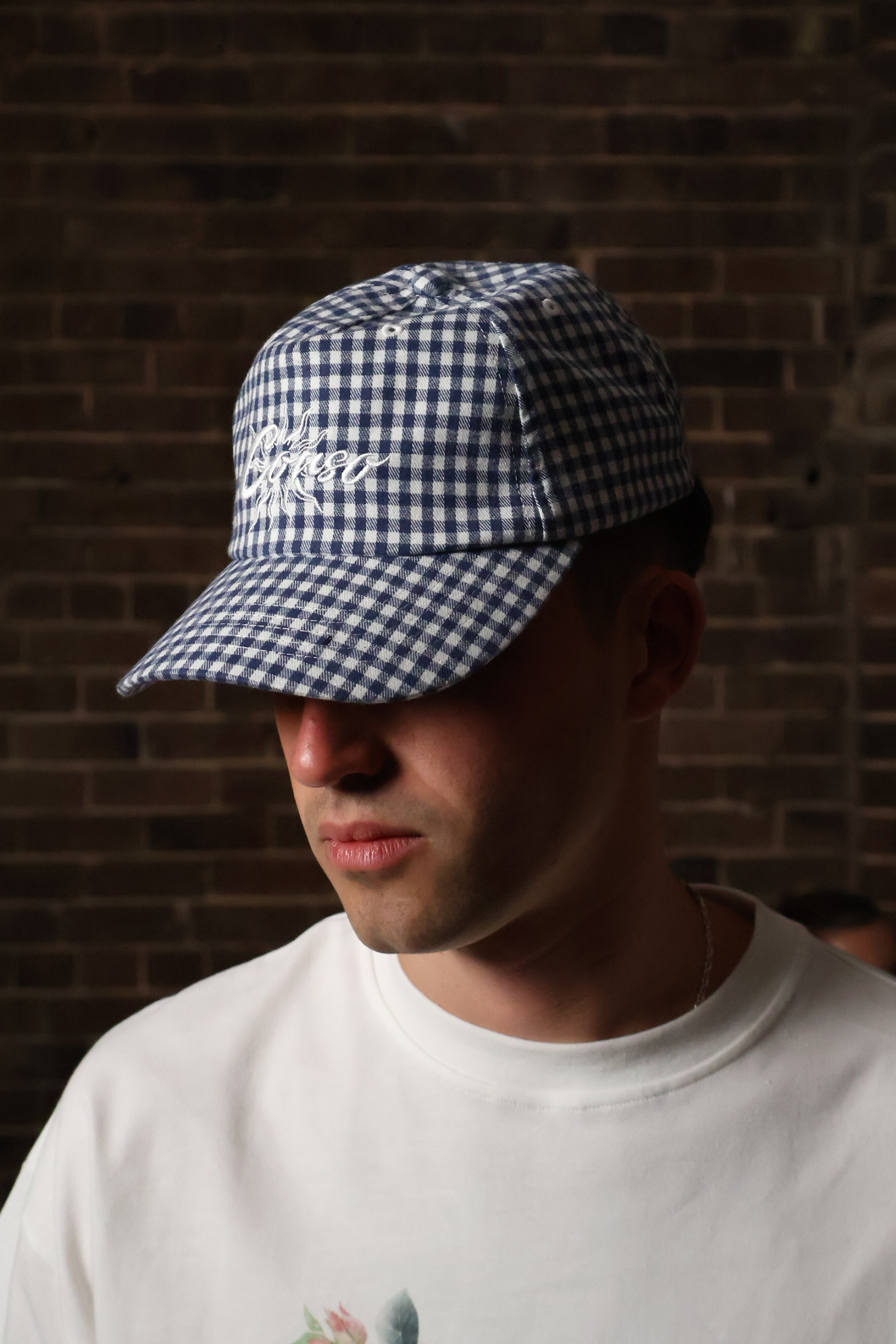 Gingham Tavolo 5-Panel Hat - CORSO 98055