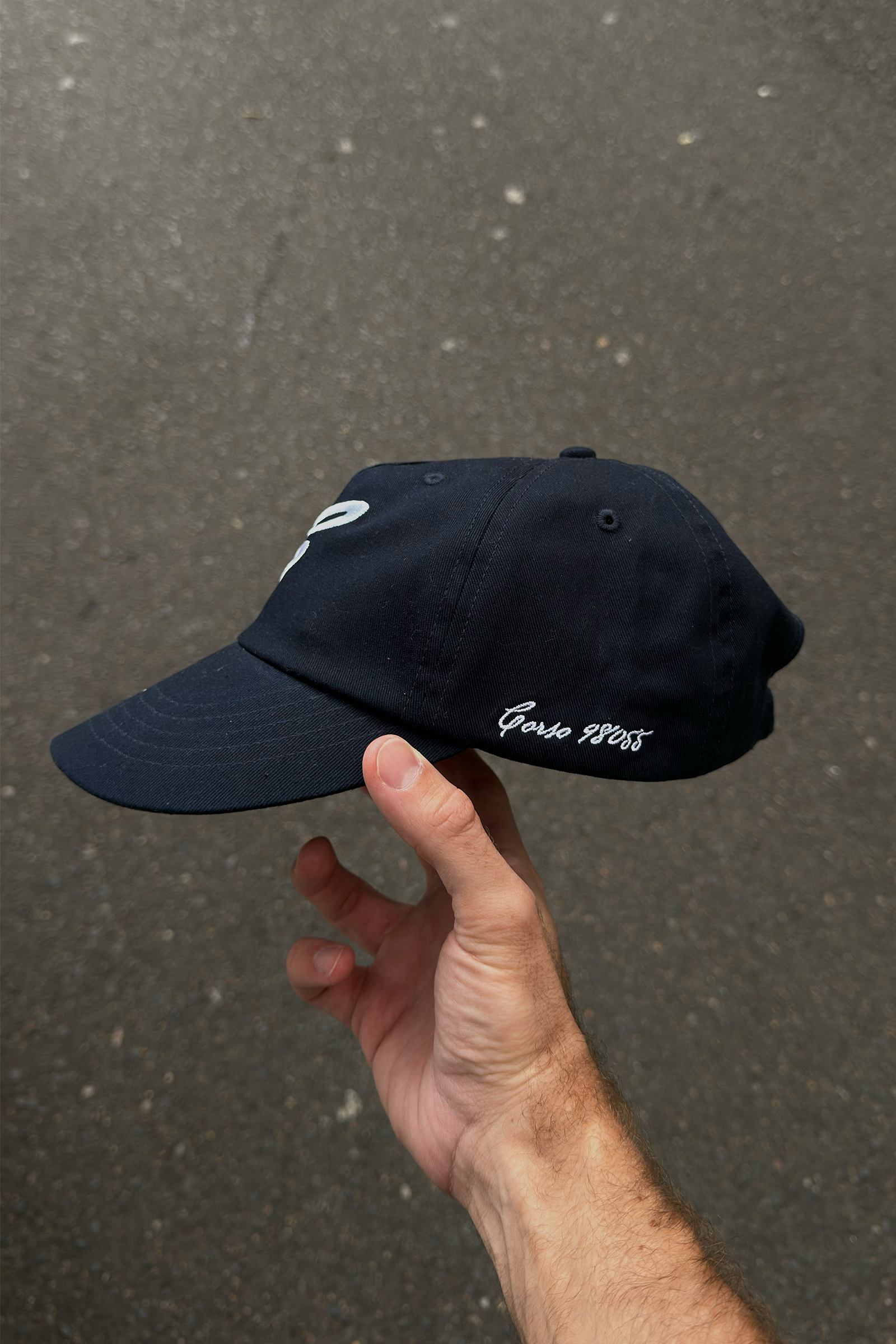 Corso Script 5-Panel Hat