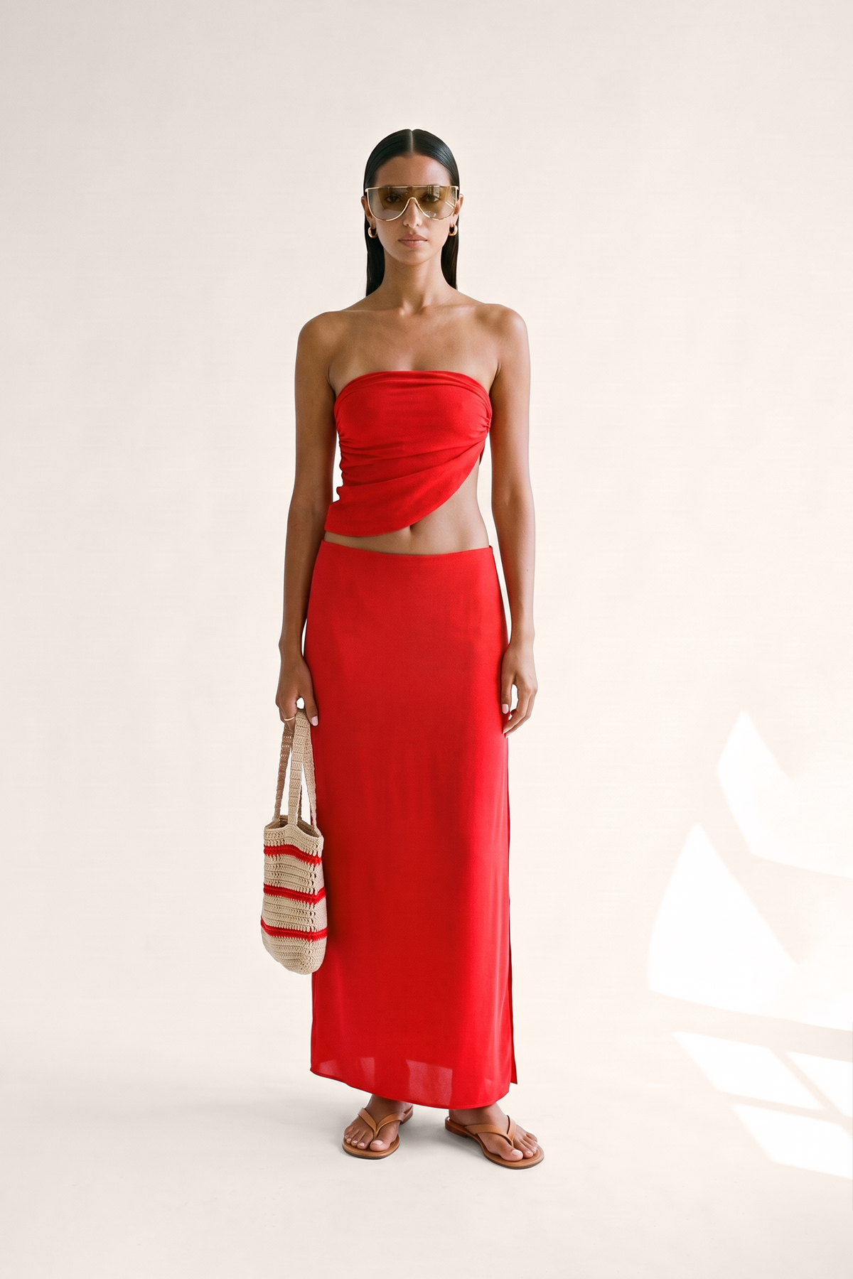 Maxi Skirt – Red