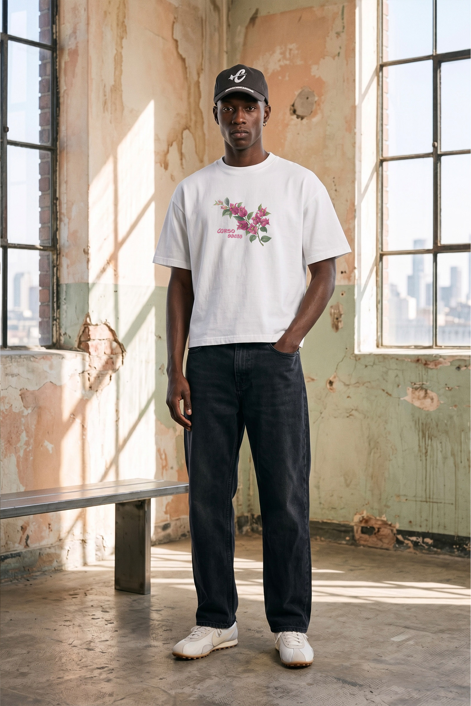 Bougainvillea Box T-Shirt - CORSO 98055