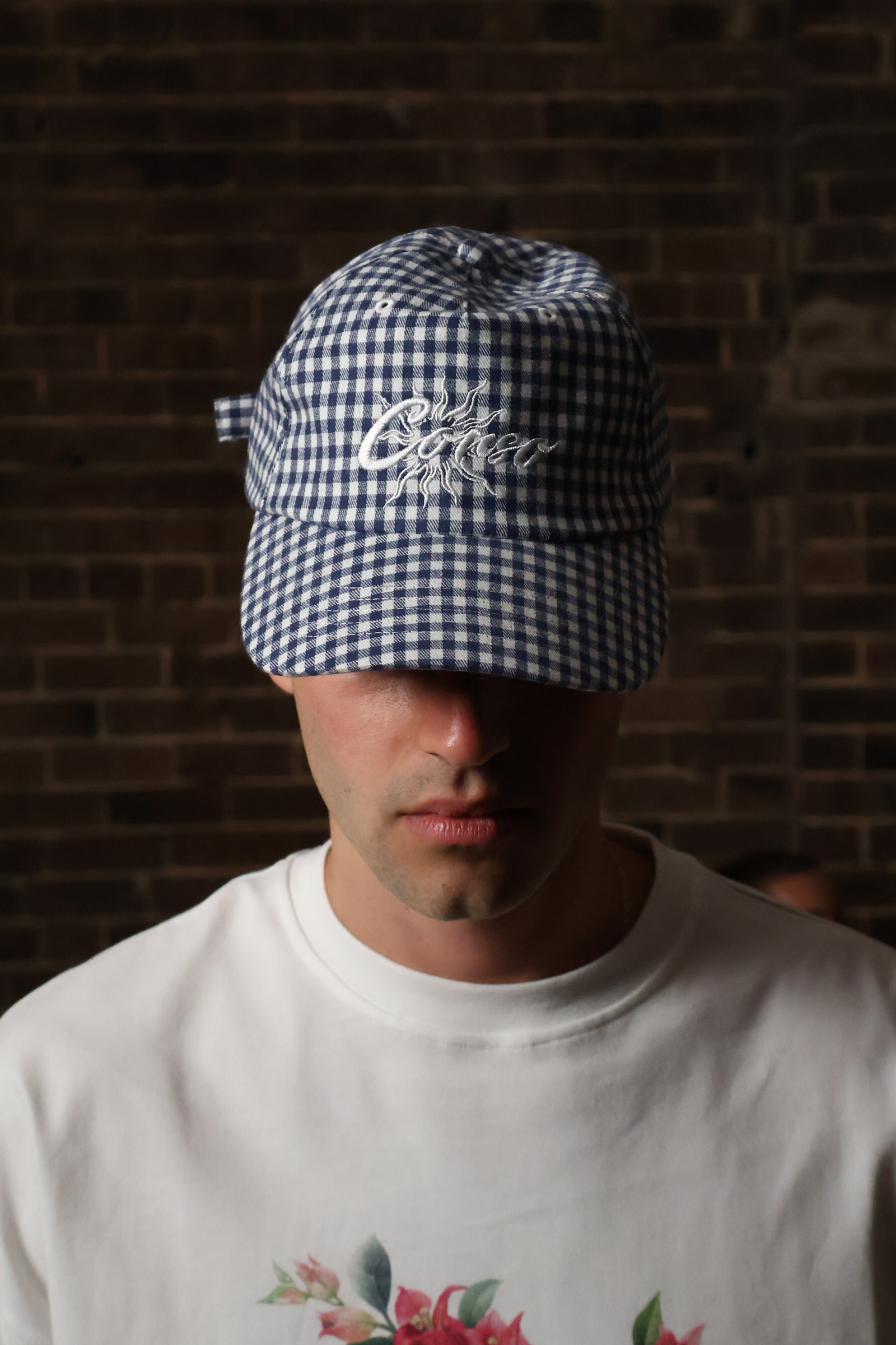 Gingham Tavolo 5-Panel Hat - CORSO 98055
